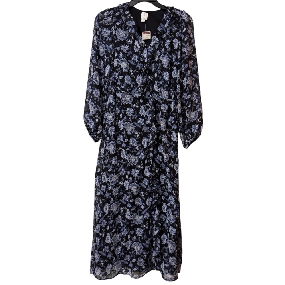 NWT Joie Blue and White Floral Dress Size S